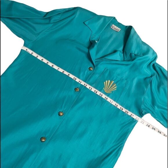 Turquoise Overshirt or Shacket  - Picture 4 of 10